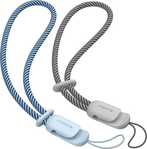Miniatura 23 de SURPHY Paquete de 2 cordones de teléfono para funda de teléfono celular, correa de muñeca para teléfono para funda, correa de teléfono celular