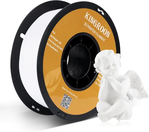 Miniatura 21 de Filamento para impresora 3D Kingroon PLA, 10 carretes, precisión dimensional +/- 0.02 mm, carrete de 10 kg (22 libras), 1.75 mm, negro