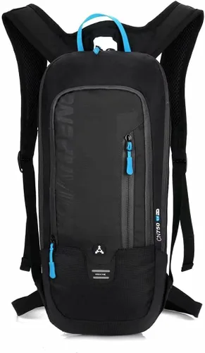 WINDCHASER Mochila de ciclismo, mochila de bicicleta de 10 L, bolsa impermeable transpirable para viajes al aire libre, senderismo, escalada, Negro