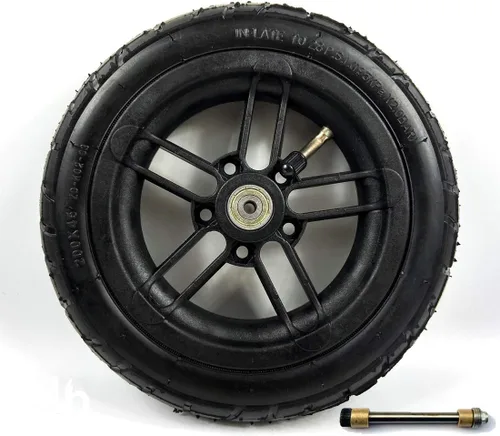 Miniatura 8 de L-faster Neumático neumático 200x35 Uso de nylon Hub Fit M8 o M6 Eje 8 "Rueda de aire para reemplazo de scooter Tubo de rueda inflable de 8 pulgadas