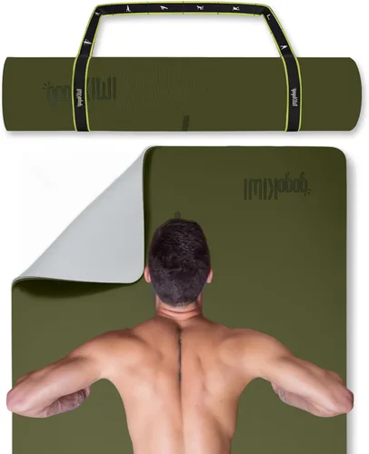 Miniatura 9 de Gogokiwi Extra Wide Yoga Mat for Men Women (72"L x 36"W) Non Slip Fitness & Exercise Mat with Alignment Marks for Yoga, Pilates, Floor Workouts