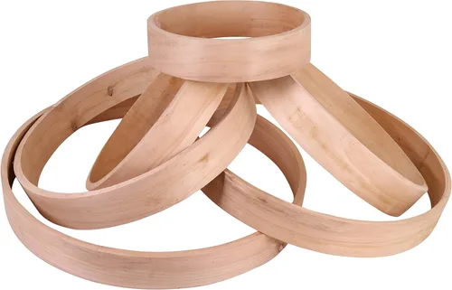 Miniatura 5 de Aros de Tambor Chamánicos Nativos Marcos de Madera de Cedro (10 pulgadas)