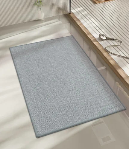Miniatura 34 de chakme Alfombras de Baño 24x17, Alfombra de Baño Ultra Delgada Antideslizante Pequeña de Secado Rápido Absorbente para Piso de Baño