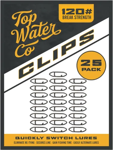 Miniatura 6 de Clips de pesca de velocidad de Top Water Co. - Acero inoxidable duradero, conector de señuelo rápido (varios tamaños)