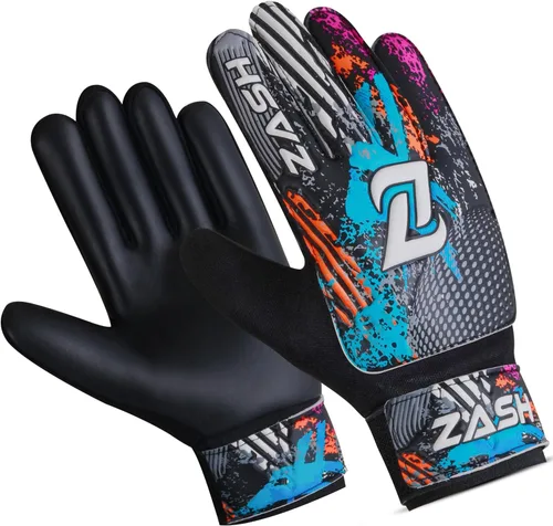 ZASH Guantes de Portero Premium para Niños y Jóvenes y Adultos, Guantes de Portero de Fútbol con Doble Protección de Muñeca y Palma de Látex