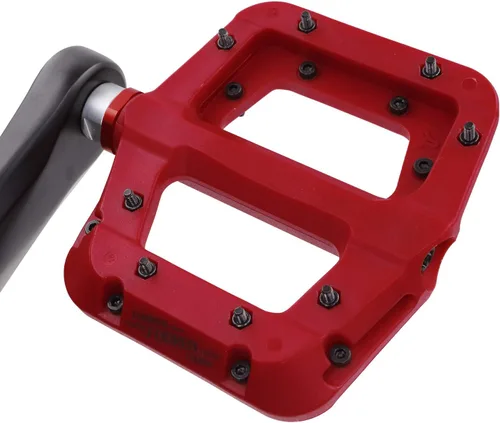 Miniatura 9 de FOOKER Pedales MTB para bicicleta de montaña, 3 rodamientos, antideslizantes, ligeros, de fibra de nailon, pedales de plataforma de bicicleta