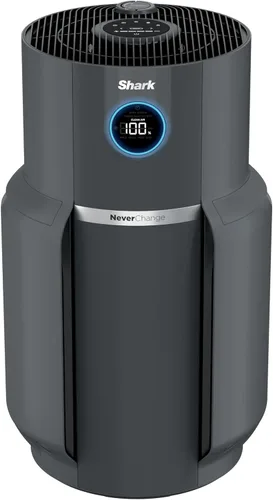 Purificador de aire Shark para el hogar, NeverChange Max, 1,300 pies cuadrados para habitación grande, cocina, oficina en casa, filtro que supera el