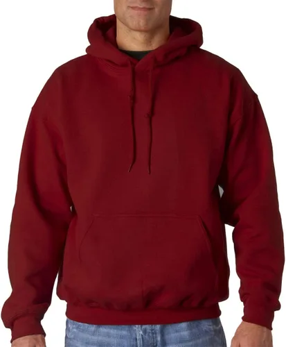 Miniatura 50 de Gildan - Sudadera con capucha para hombre, mezcla pesada, cordón de ajuste, Rosa de seguridad