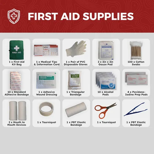 Miniatura 4 de Kit de emergencia para 2 personas/mochila de supervivencia durante 72 horas para desastres naturales, huracanes, situaciones de emergencia o errores