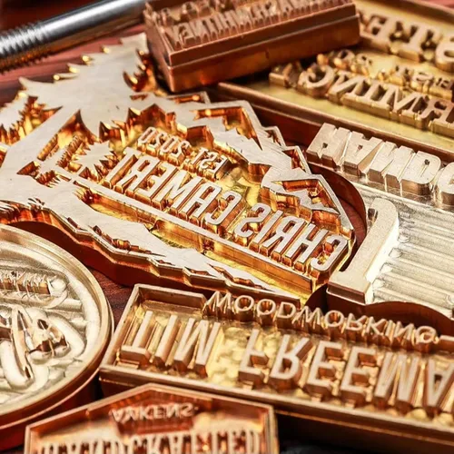 Miniatura 9 de Hierro de marca para madera, sello de cuero de madera de hierro personalizado para carpintería, regalo de boda, hecho a mano por diseño, fabricación