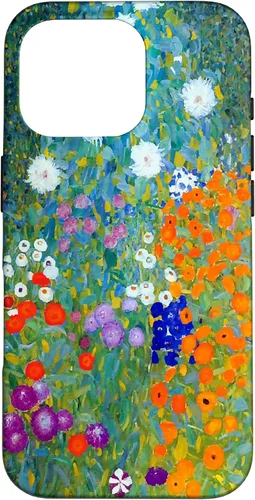 Miniatura 20 de Funda para iPhone 16 Gustav Klimt Flower Garden