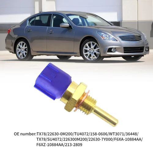 Miniatura 5 de SYOWADA Sensor de temperatura del refrigerante de agua del motor 158-0606 para Infiniti FX35 FX45 G20 G35 I30 I35 M35 M45 Q45 QX4 QX56 350Z
