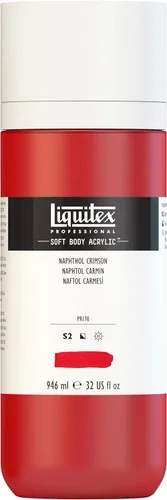 Miniatura 29 de Liquitex Professional Soft Body - Pintura acrílica, botella de 2 onzas (59 ml), blanco titanio Titanio Blanco
