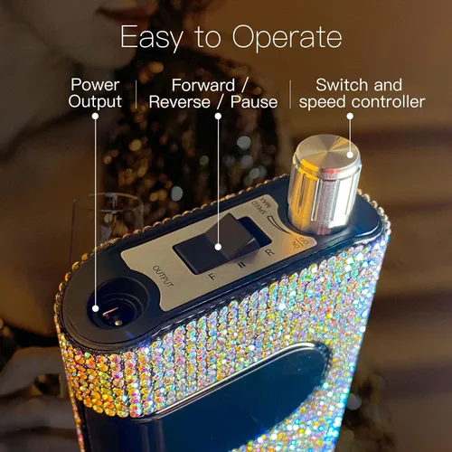 Miniatura 8 de Lavinda Sparkle - Lámpara de uñas inalámbrica con luz UV para uñas de gel y taladro eléctrico para uñas de gel acrílico, uñas de gel acrílico, uso
