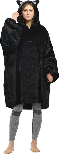 Miniatura 24 de Catalonia Sudadera con Capucha Manta Extragrande, Cómoda Sudadera Sherpa Usable, Regalo para Ella