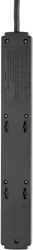 Miniatura 7 de Ladrón de 4 enchufes Negro con USB Negro