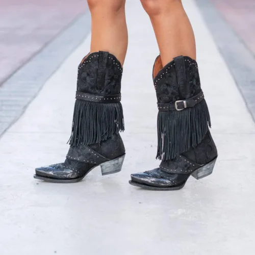 Miniatura 7 de Dan Post - Botas para mujer, diseño de cama de rosas