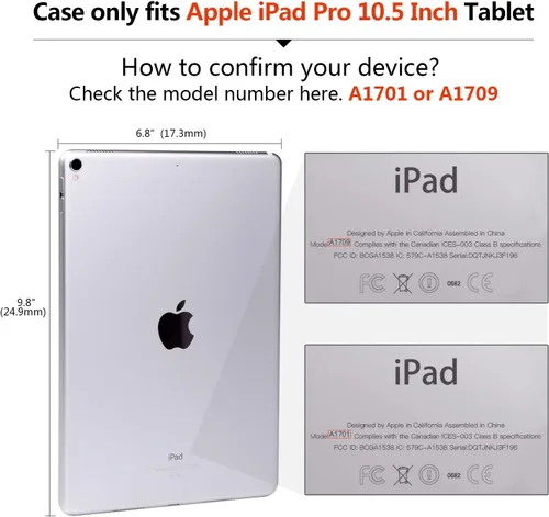 Miniatura 2 de Dteck Funda de 10.5 pulgadas para iPad Air 2019 (3ª generación, A2152 A2123 A2153) / iPad Pro 2017 (A1701 A1709) Tablet - Funda tipo cartera