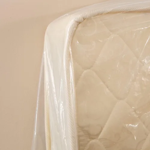 Miniatura 8 de Paquete de 2 bolsas de colchón Queen para mudanza y almacenamiento, 0.059 in, 76 x 96 pulgadas, fundas de colchón de plástico transparente