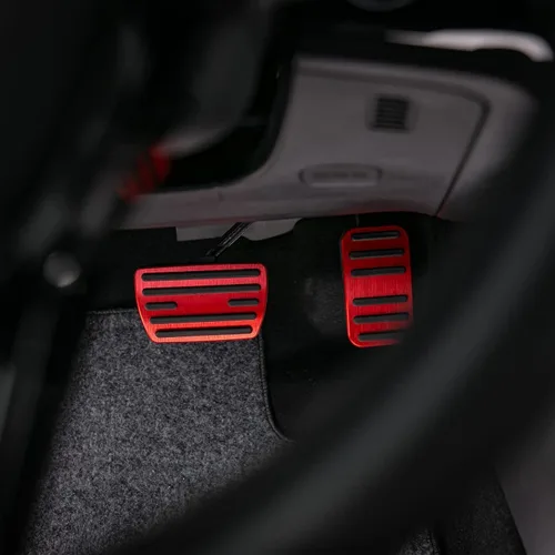 Miniatura 6 de CKE Compatible con Honda Civic CRV Odyssey Pilot Passport Ridgeline Insight Accesorios para pedales de coche deportivo, cubiertas de pedal de freno