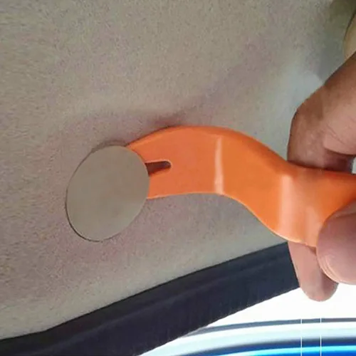 Miniatura 7 de 4 unids 2.12 oz espesar el panel de la puerta del coche Dash Trim Radio Audio Removal Instalar Palanca Herramientas Kit Amarillo