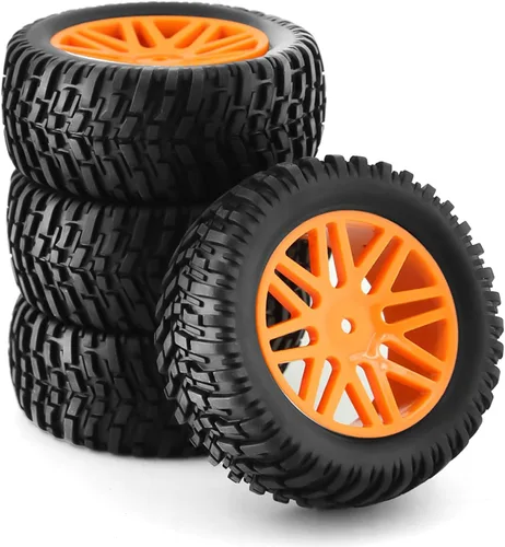 Miniatura 9 de 1/10 RC Off Road Neumáticos y ruedas 0.472 in Hex Rubber Short Course Truck Neumáticos con inserto de espuma para coche Buggy escala 1:10 ARRMA