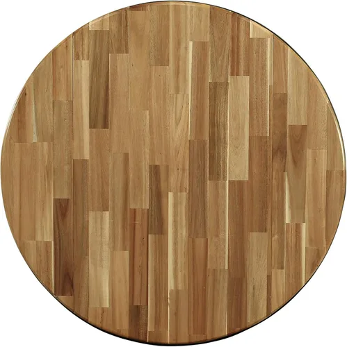 Miniatura 7 de East West Furniture DLGA5-ANA-03 - Juego de mesa y sillas de cocina de 5 piezas, incluye una mesa de comedor redonda con gotas y 4 sillas de comedor