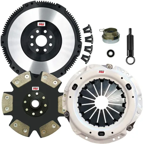 ClutchMaxPRO Performance Stage 4 Kit de embrague con volante Chromoly compatible con Toyota Supra 1993 1998 no Turbo 2JZGE MK4 1992 2000 Lexus SC300