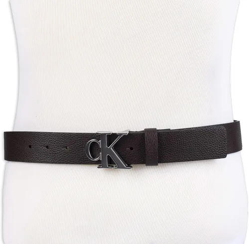 Miniatura 5 de Calvin Klein Cinturón de hebilla con monograma CK para hombre
