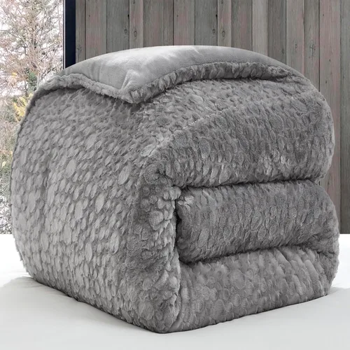 Miniatura 5 de Byourbed Tons of Texture - Juego de edredón Coma Inducer® Twin XL, color gris espacial