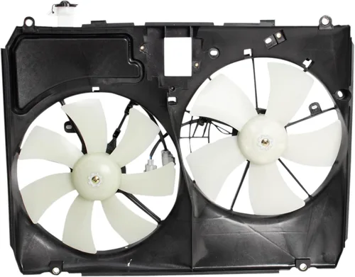 Miniatura 113 de TRQ Conjunto de ventilador de refrigeración dual del radiador compatible con Toyota Highlander 2008-2013 TO3115155