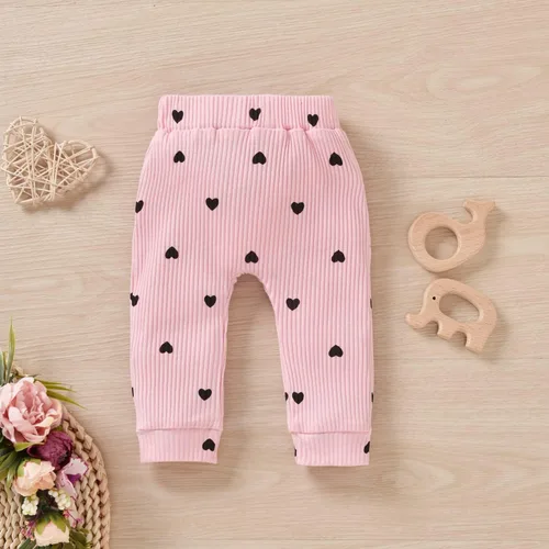 Miniatura 5 de Aalizzwell Traje de primavera y verano de manga corta acanalada para bebé niña