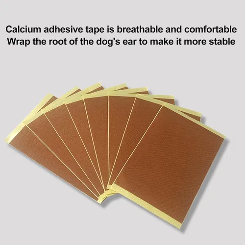 Miniatura 8 de 1 par de calcomanías para orejas de perro, herramienta de soporte vertical de corrección fija de oreja de perro, soporte vertical para orejas