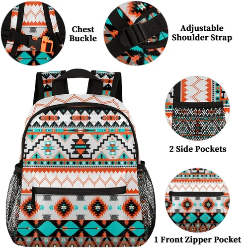 Miniatura 3 de Mochila para niños pequeños con correa para el pecho para niños y niñas, jardín de infantes, mochila escolar para guardería, bolsa de viaje
