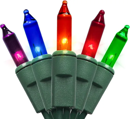 Miniatura 8 de MULTI-SPARKING Luces de Navidad Rosadas 35 Unidades - Luces Incandescentes Rosadas Mini en Cadena para Decoraciones de Navidad y Día de San Valentín