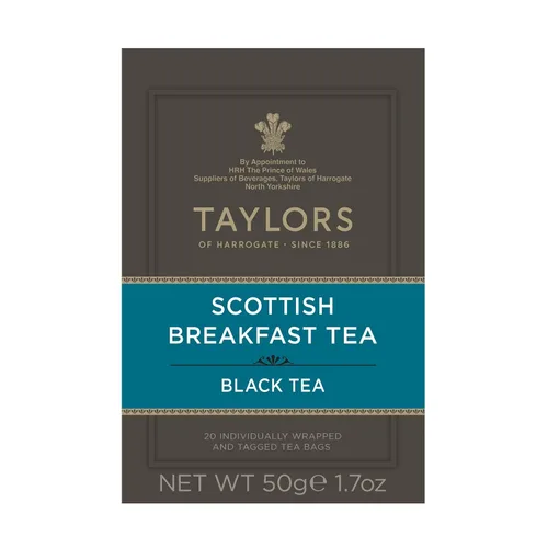 Miniatura 12 de Taylors of Harrogate Classic Chai, té negro, bolsas envueltas individualmente, 20 unidades (paquete de 1), especiado, aromático y cálido