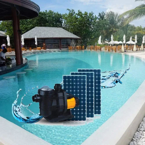Miniatura 5 de Bomba solar para piscina, potente bomba de agua solar PWS con controlador MPPT, 72 V CC, 1.2 HP, 62 pies, 92 GPM, adecuada para agua salada