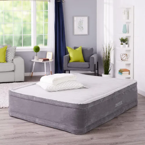 Miniatura 6 de Intex Comfort Plush - Cama de aire elevada Dura-Beam con bomba eléctrica incorporada