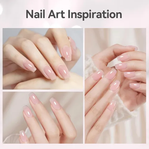 Miniatura 8 de BORN PRETTY Gel constructor para uñas, Gel de extensión de 8 en 1, fortalecedor, Gel constructor duro, Gel base de uñas, Gel de cobertura, Gel Gel
