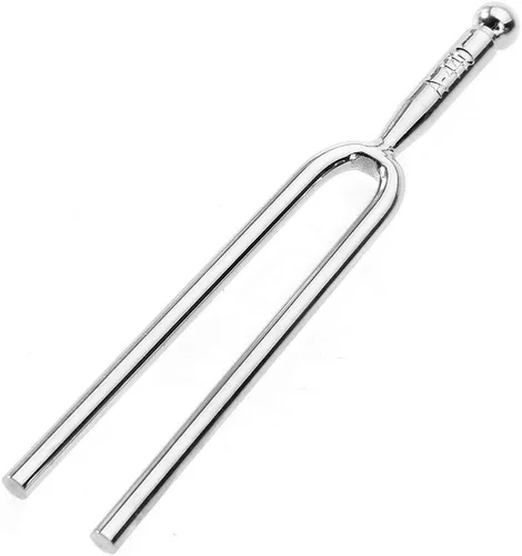 1 diapasón Afinador estándar A 440Hz Instrumentos musicales Violín Guitarra Afinador Dispositivo, Plata