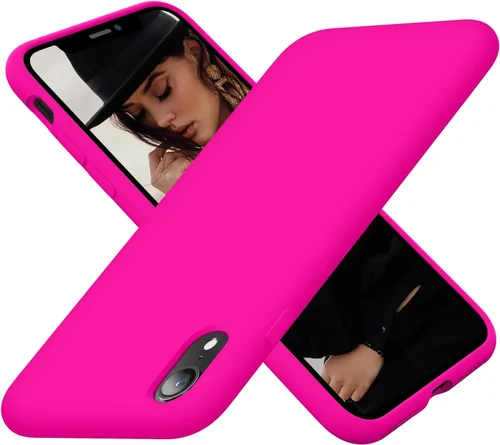 Miniatura 24 de Cordking - Carcasas para iPhone XR, de silicona muy delgada, a prueba de golpes, con forro de microfibra suave a prueba de rayones, de 6.1 pulgadas