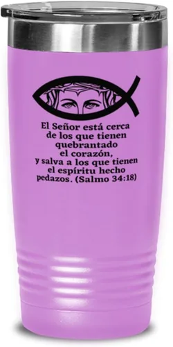 Regalo religioso para esposo en español para hombre o mujer taza de café para bautizo, primera comunión, confirmación, matrimonio - Vaso de Vino