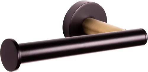 Miniatura 24 de Design House 582734-BGD Kelton - Gancho para bata, color negro mate, dorado satinado