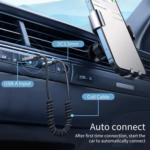 Miniatura 4 de Mcdodo Adaptador Bluetooth auxiliar 5.3 con micrófono incorporado calidad de CD Transmisión 10M Receptor Bluetooth USB 2.0 a 0.138 in Kit de coche