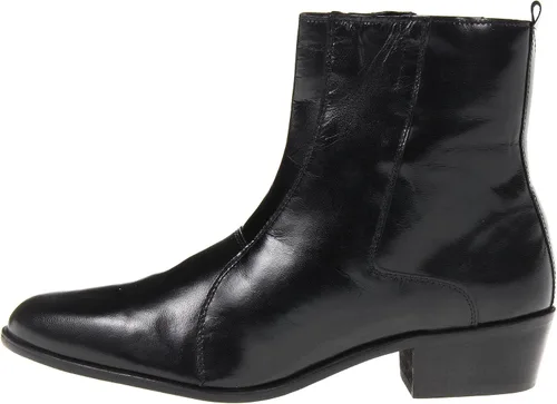 Miniatura 7 de Stacy Adams Santos - Botas con cremallera lateral para hombre, cuero negro