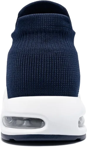 Miniatura 4 de LARNMERN Zapatos deportivos de punta de acero para mujer, zapatos de trabajo con puntera de seguridad, con amortiguación de aire, zapatos casuales