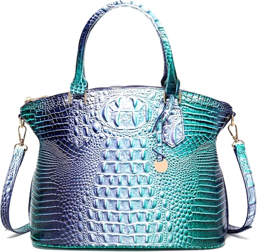 Miniatura 29 de Makcr Joacbv Bolso Satchel para Mujer Bolso Bandolera Largo Elegante Bolso Tote Asa Superior Cuero Vegano Bolsos de Mano para Damas Patrón en Relieve
