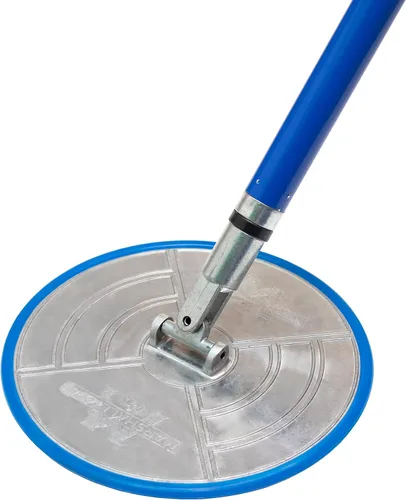 Miniatura 5 de MARSHALLTOWN Lijadora radial de poste de 9 pulgadas, lijadora de disco, paneles de yeso, aluminio fundido, soporte giratorio antideslizante, RPS9H