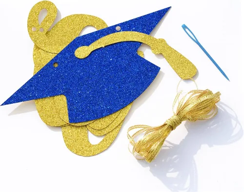 Miniatura 7 de Banner de la clase de 2026 – Cartel de graduación 2026, felicitaciones graduadas, decoraciones de fiesta de graduación de escuela