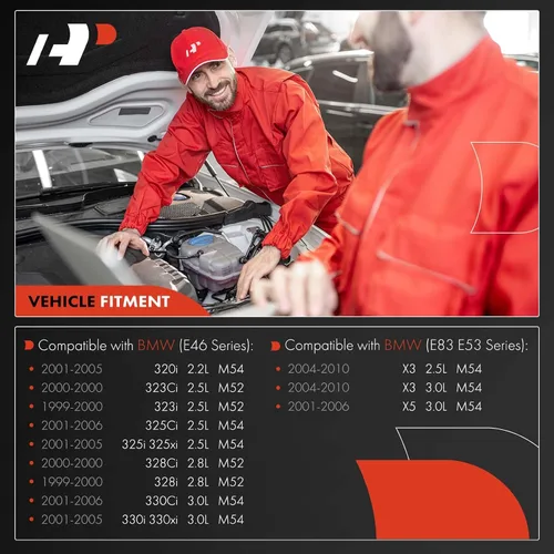 Miniatura 2 de Tanque de recuperación de expansión de refrigerante del motor A-Premium - Con sensor y tapa [DOHC, 6Cyl 2.2 2.5 2.8 3.0L] Compatible con BMW